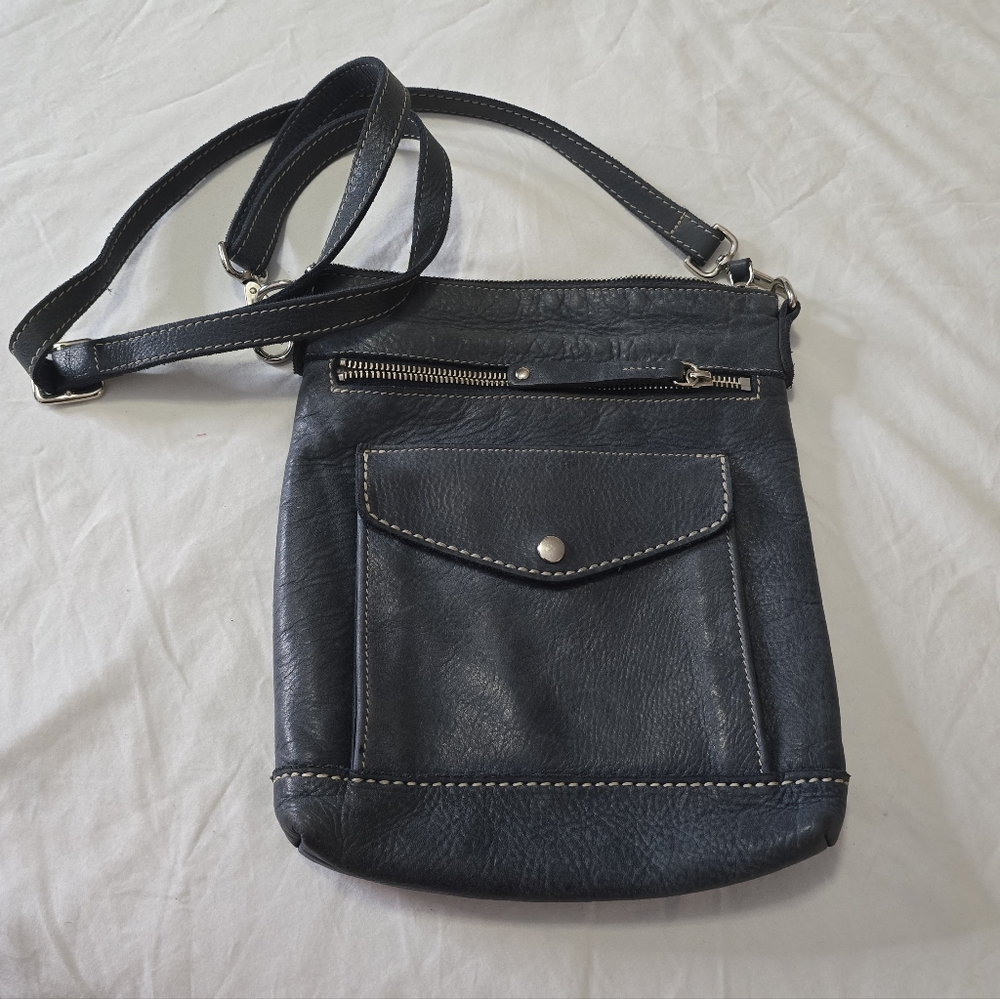 Roots Riverside Leather Bag/crossbody - Picture 2 of 16